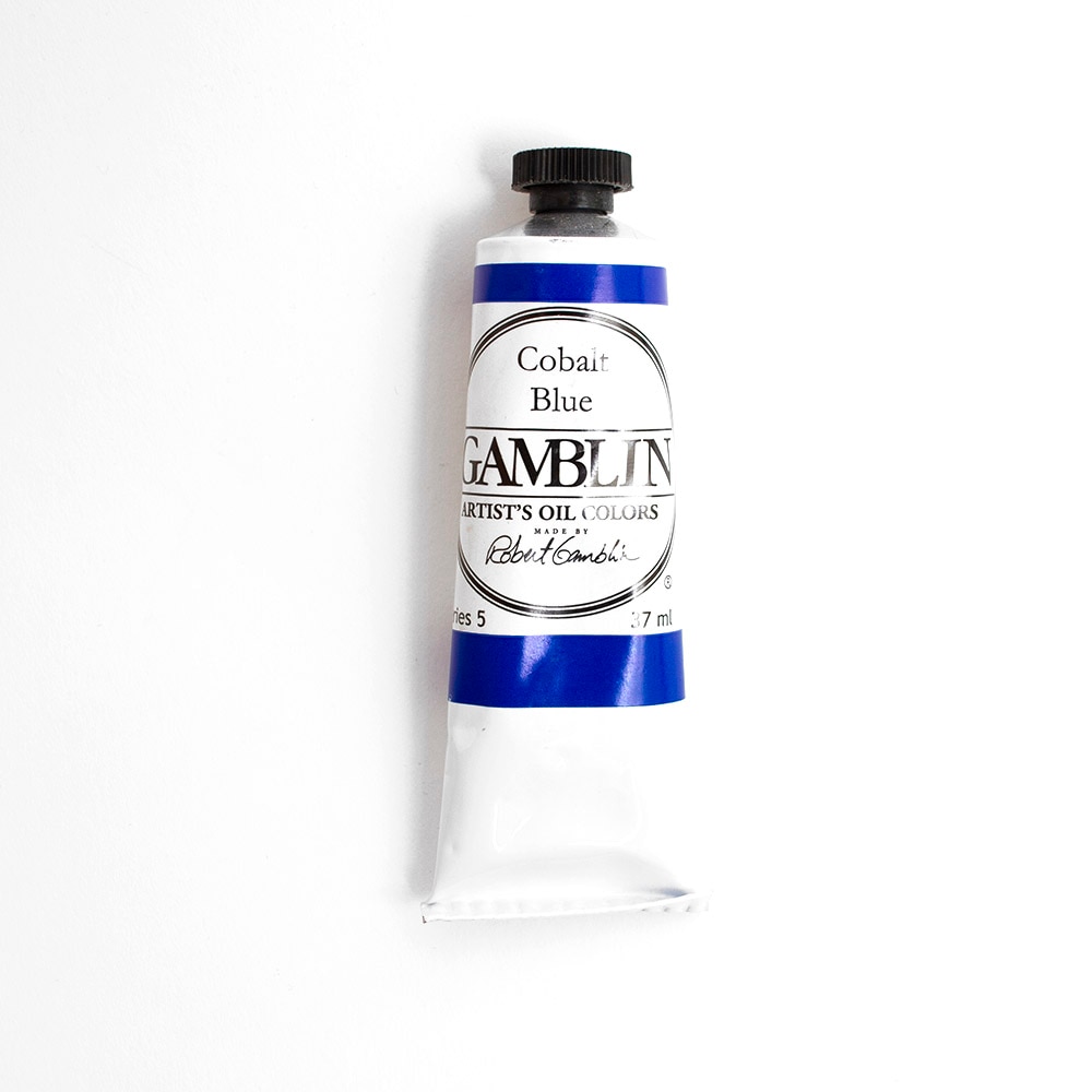 Gamblin, Oil, Art & School, Artist Grade, Paint, 37ml, 45670, Cobalt Blue